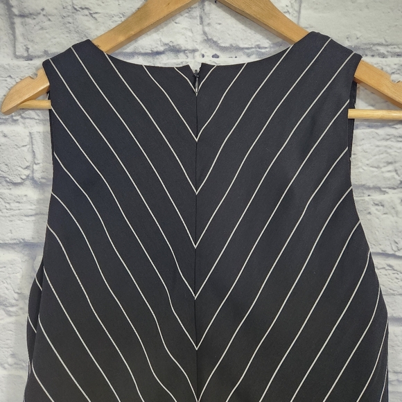 White House Black Market Surplice Striped Romper - Picture 6 of 12